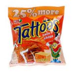 TATTOOS CORN CHIPS CHEESE
