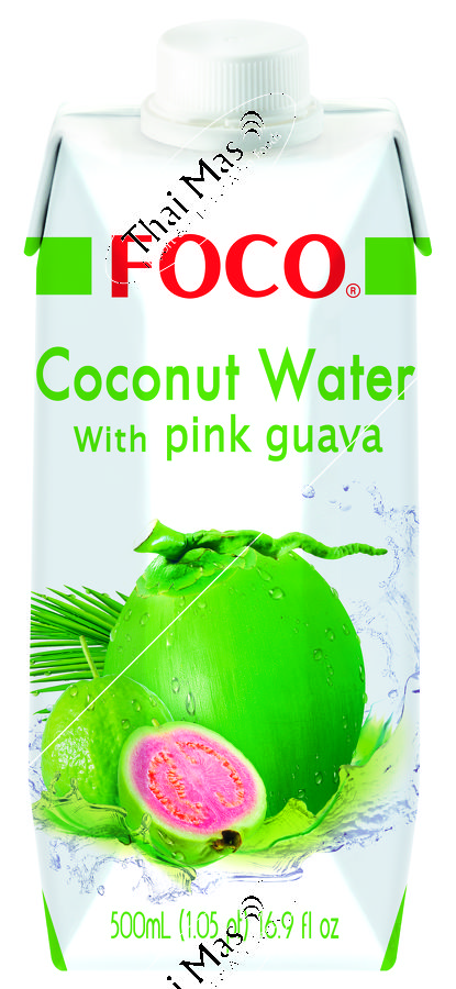 COCONUT WATER WITH PINK GUAVA 500m