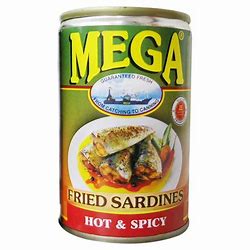 MEGA SARDINES FRIED HOT&SPICY 155g