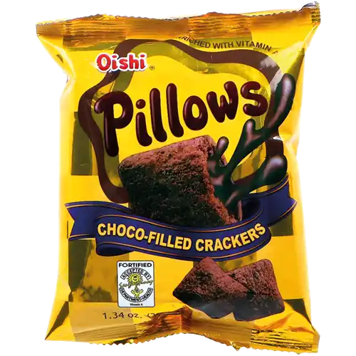 PILLOWS CHOCO-FILLED CRACKERS