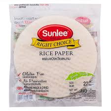 RICE PAPER ROND 22CM SUNLEE 340gr