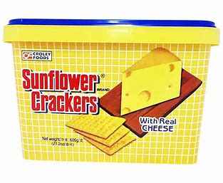 SUNFLOWER CRACKER WITH CHEESE 600gr
